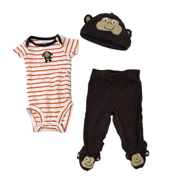 Baby Boy's - 3 Outfits - Pants & Body Suits - Size - Newborn - Picture 2 of 11